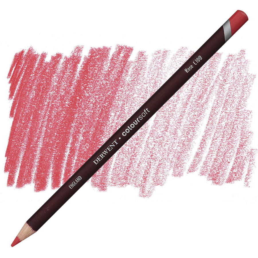 Карандаш цветной Derwent "Coloursoft", №C100 Роза
