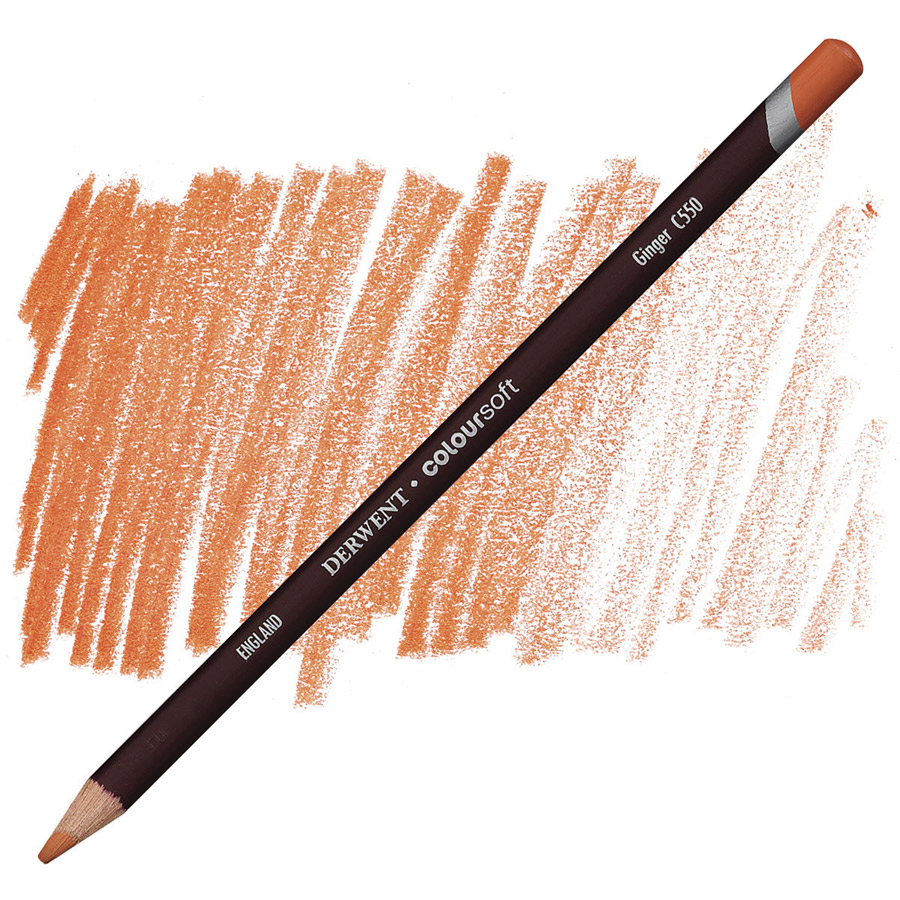 Карандаш цветной Derwent "Coloursoft", №C550 Красный имбирный