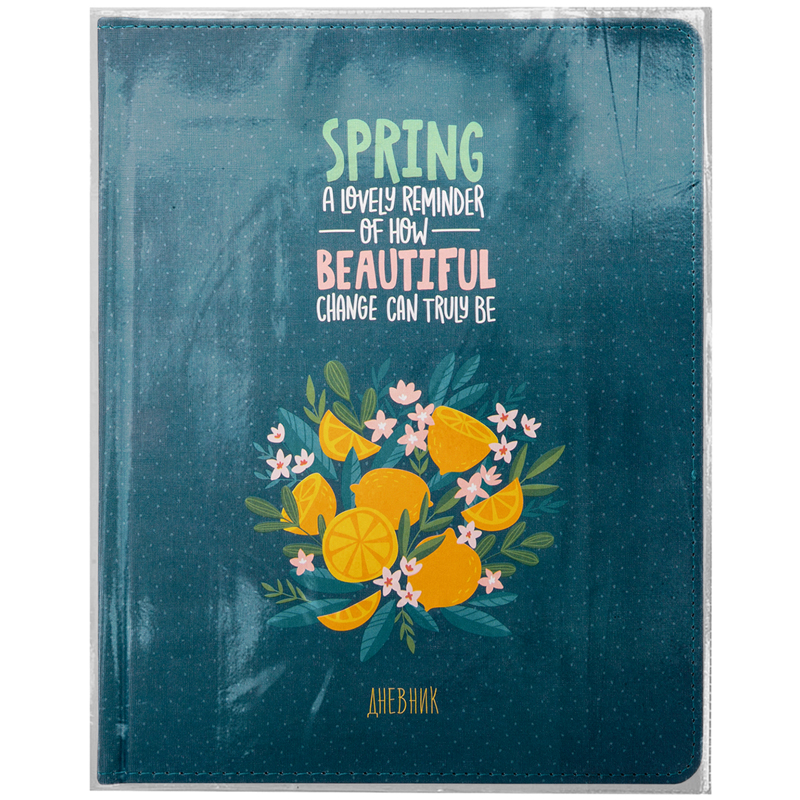 Дневник 1-11 кл. 48л. (твердый) Greenwich Line "Spring", иск.кожа, печать, тон. блок, ляссе
