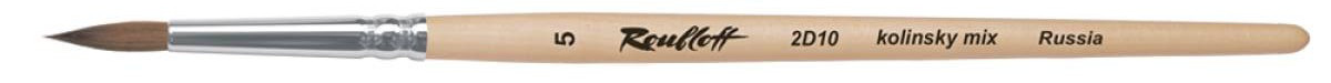 Кисть Колонок-микс круглая № 2 Roubloff короткая ручка 1D10