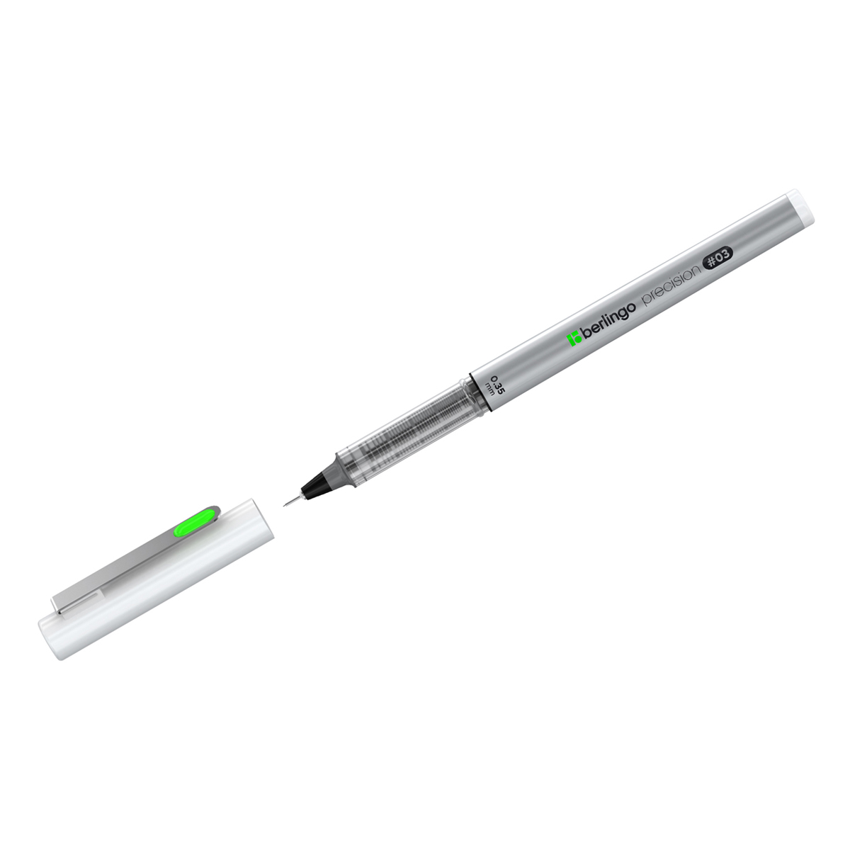 Ручка капиллярная Berlingo "Precision" 03 (0,35 мм), черная