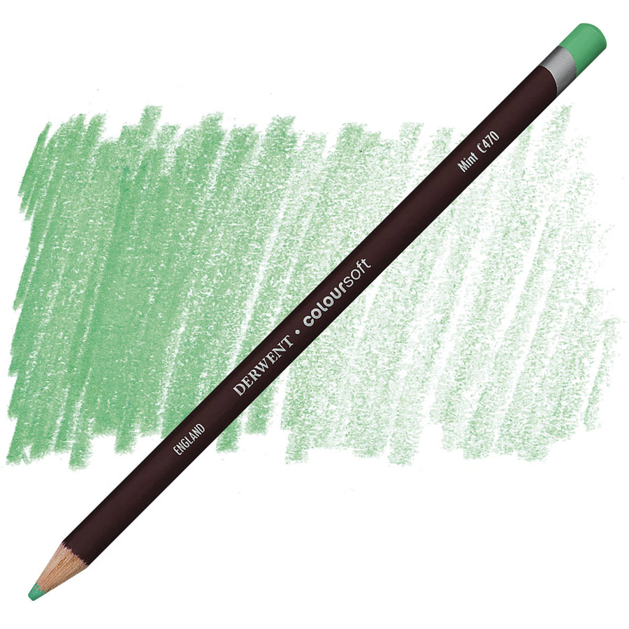 Карандаш цветной Derwent "Coloursoft", №C470 Зеленая мята