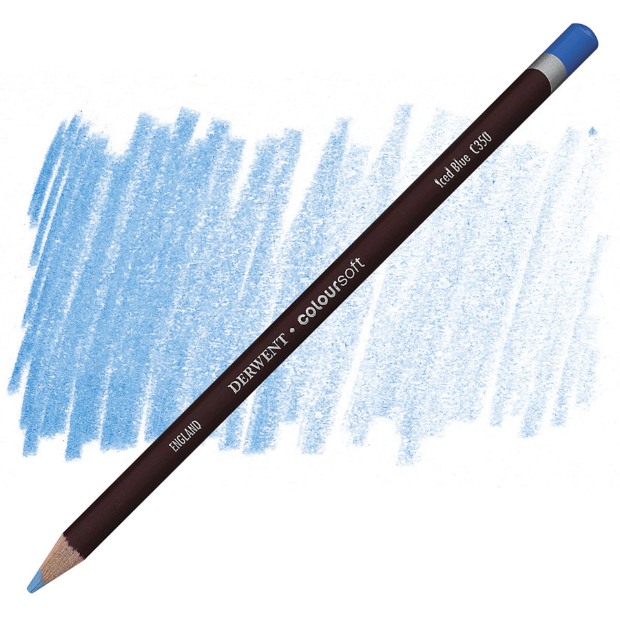 Карандаш цветной Derwent "Coloursoft", №C350 Синий ледяной	