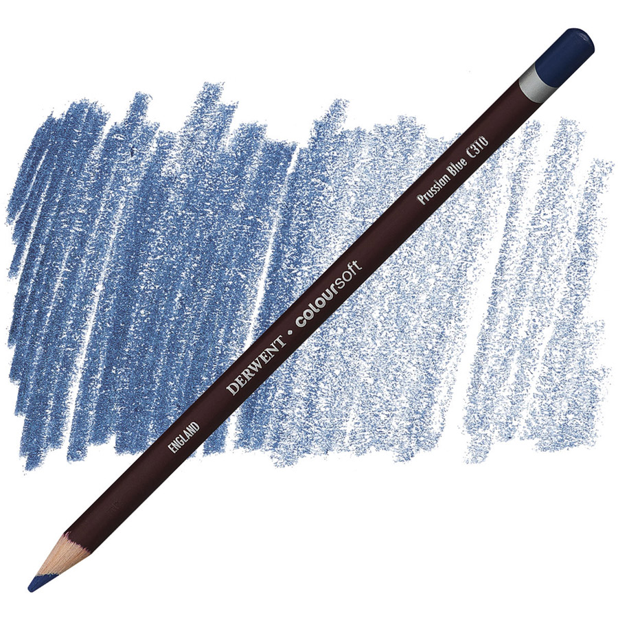 Карандаш цветной Derwent "Coloursoft", №C310 Лазурь берлинская