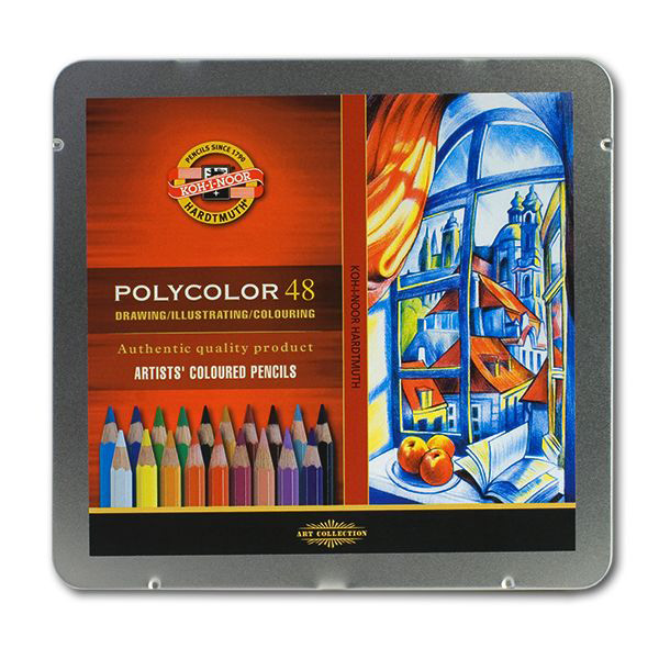 Набор художественных цветных карандашей KOH-I-NOOR "Polycolor" 48 цв