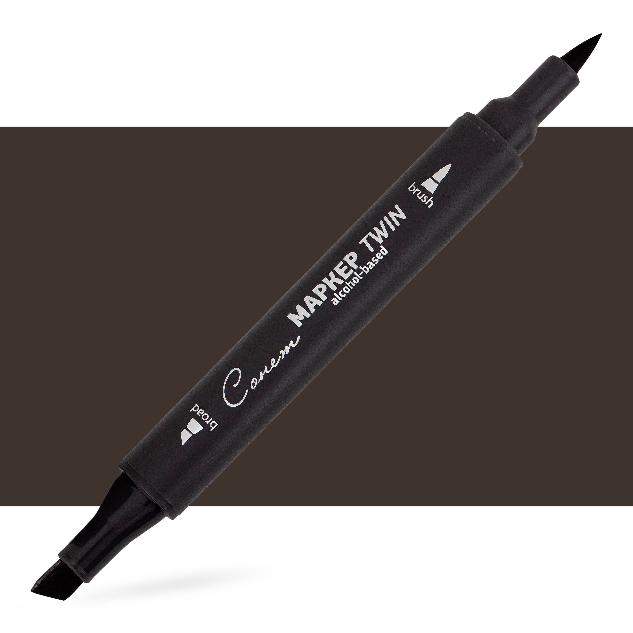 Маркер спиртовой Сонет Twin Brush художественный, Теплый серый 8