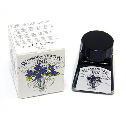 Тушь для рисования Winsor&Newton, Фиолетовый, 14 мл