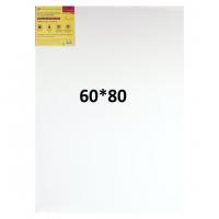 Холст 60*80 на подрамнике, 45% хлопок 55% лён Сонет среднее зерно 380 г/м2