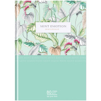 Скетчбук BG "Mint emotion", А5, 80л., бумага салатовая