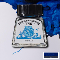 Тушь для рисования Winsor&Newton, Синий, 14 мл