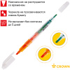 Текстовыделитель Crown "Multi Hi-Lighter Twin" двухсторонний оранжевый/зеленый, 3-2 мм