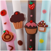 Ручка шариковая MESHU "Sweets" синяя, 0,7 мм, софт-тач, корпус ассорти