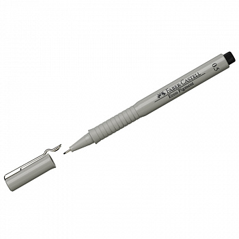 Ручка капиллярная Faber-Castell "Ecco Pigment" 0,5 мм, черная