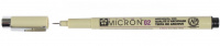 Ручка капиллярная Pigma Micron 02 (0,3 мм), черная