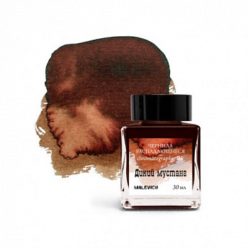 Чернила для рисования и каллиграфии Малевичъ, Дикий мустанг, распадающиеся, 30 мл