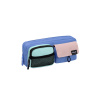 Пенал мягкий 1 отделение, 2 кармана Först "Royal blue", 210х80х40 мм, полиэстер