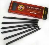 Стержни KOH-I-NOOR Gioconda negro графит., HB, L=120 мм, D=5,6 мм, 6 шт