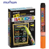 Маркер меловой MunHwa "Black Board Marker" Оранжевый, 3 мм, водная основа