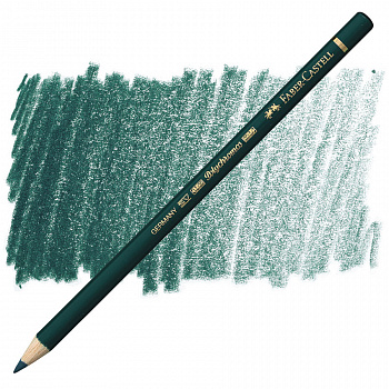 Карандаш художественный Faber-Castell "Polychromos", №158 темно-кобальтовая зелень