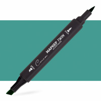 Маркер спиртовой Сонет Twin Brush художественный, Зеленая патина