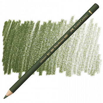 Карандаш художественный Faber-Castell "Polychromos", №174 хром зеленый непрозрачный