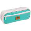 Пенал мягкий 2 отделения, 1 карман Berlingo "Pastel blue", 220х80х50, полиэстер, внутр. органайзер