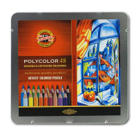 Набор художественных цветных карандашей KOH-I-NOOR "Polycolor" 48 цв
