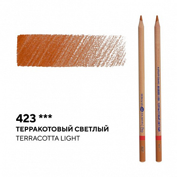 Карандаш профессиональный цветной Мастер-класс PRO, №423 Терракотовый светлый