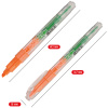 Текстовыделитель Crown "Multi Hi-Lighter Twin" двухсторонний оранжевый/зеленый, 3-2 мм