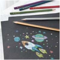 Набор цветных карандашей Faber-Castell, 10 цв., металлик