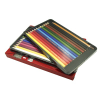 Набор художественных цветных карандашей Koh-I-Noor "Polycolor 3834", 24цв, + точилка+2 ч/гр. кар.