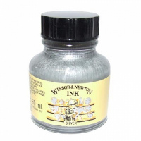 Тушь для рисования Winsor&Newton, Серебряный, 30 мл
